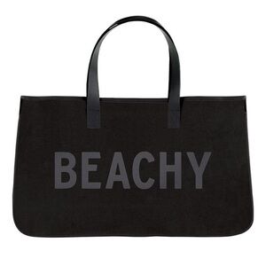 Santa Barbara Design Studio Beachy Black Tote Bag